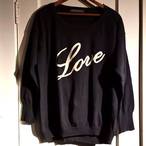 Navy blue Blooming Marvelous sweater